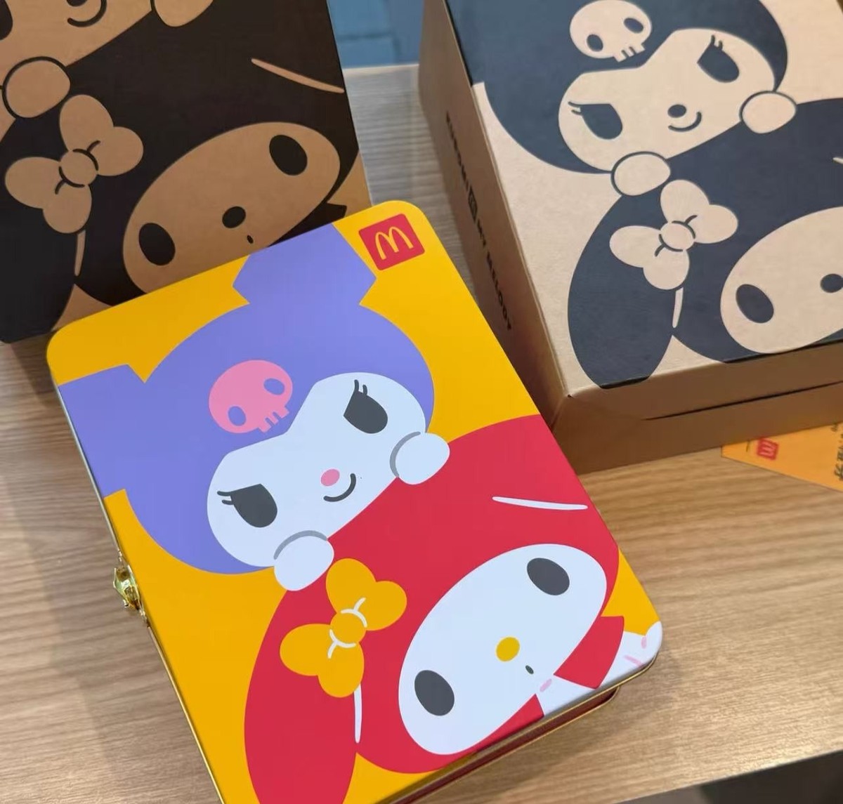 2026 New Kuromi X Melody McDonald's Crystal Portable Mini Mahjong