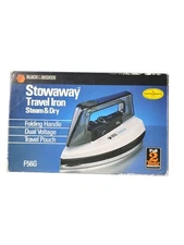 Black & Decker Stowaway Travel Iron F56G – Steam & Dry – Dual Voltage - Tested