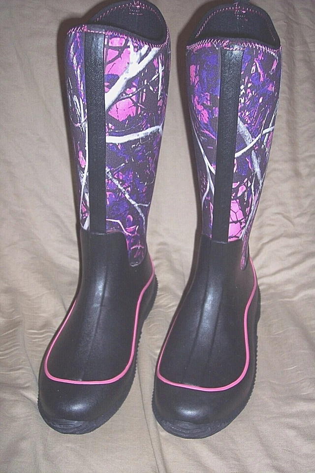 Womens 10 Muck Boots Hale Muddy Girl Camo Boots Waterproof Boots Hunting Fishing - Image 3 of 4