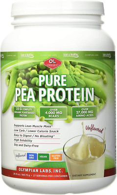 Olympian Labs Pea Protein Powder, - 25G of Protein, Vegan, Low Net Carbs