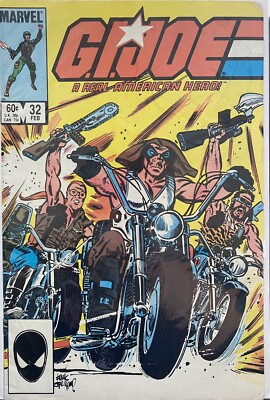 VINTAGE MARVEL 1985 GI JOE #32 LADY JAYE RIPCORD BLOWTORCH FIRST APPEARANCE KEY