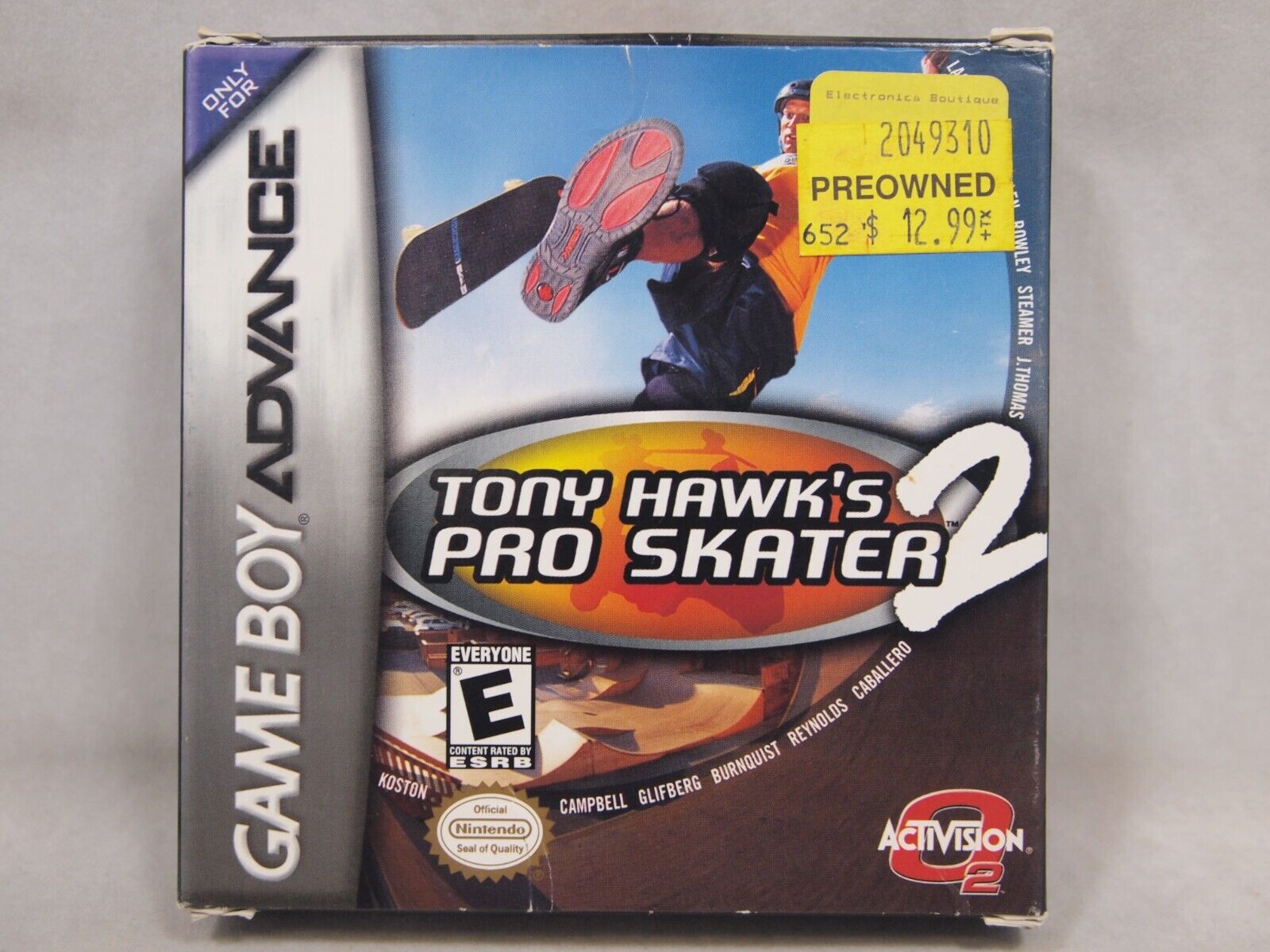 Tony Hawk's Pro Skater 2, Game Boy Advance