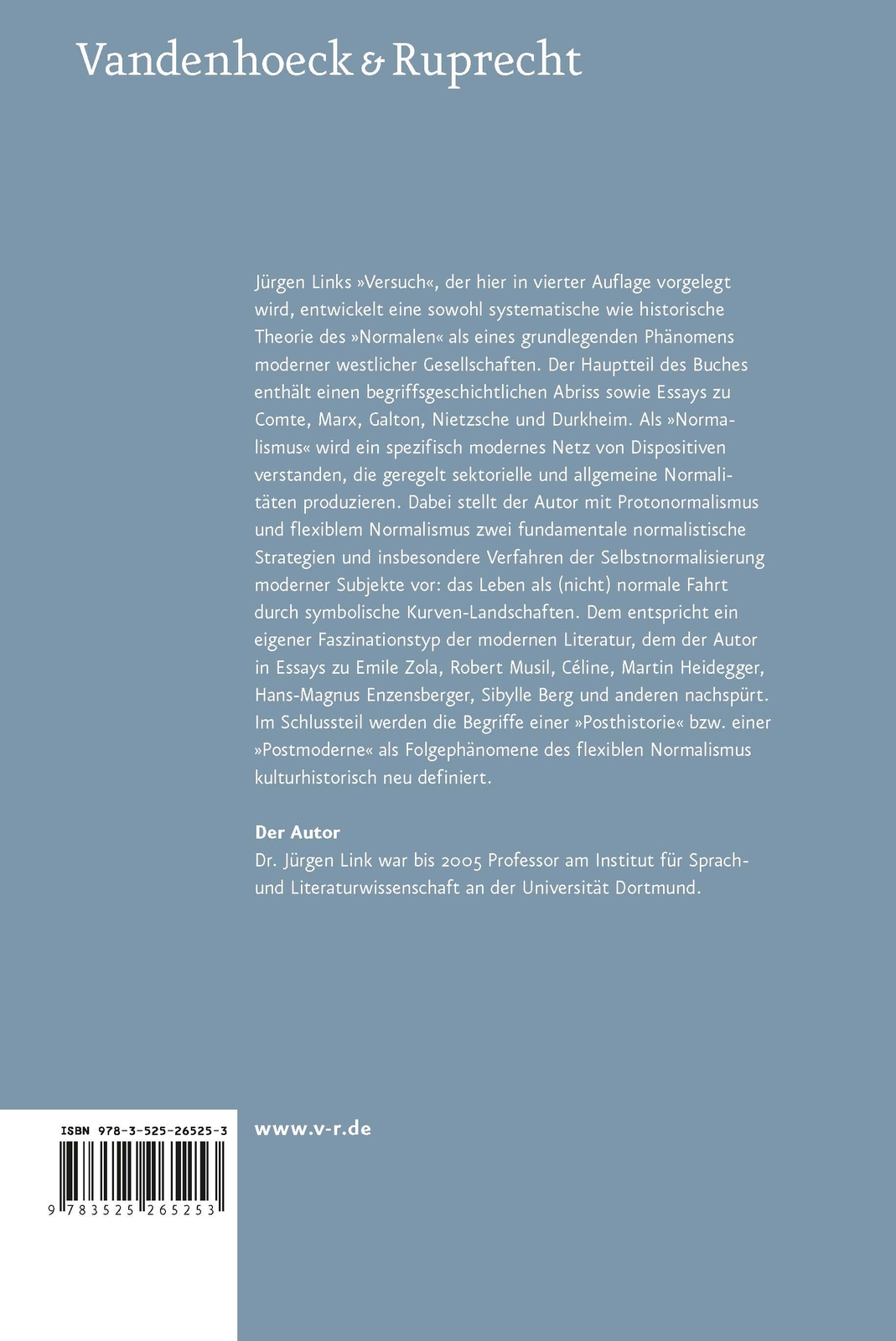 Thumbnail - Versuch Über Den Normalismus, Jürgen Link