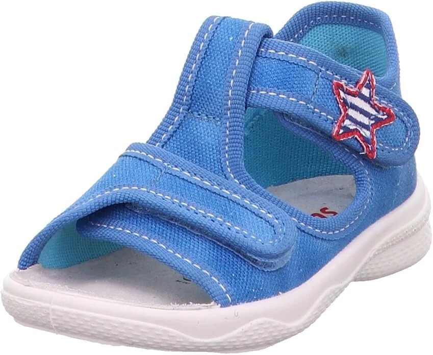 Superfit Jungen Polly Hausschuhe Sandalen, BLAU, EUR  Gr. 19 - Bild 1 von 1