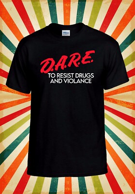 Baseball-T-Shirt DARE to Resist Drug Violance Männer Frauen Unisex Top 3180