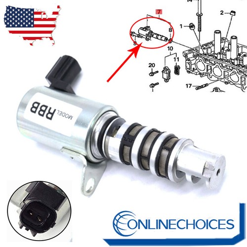 For Honda VTC Oil Control Valve Variable Timing Solenoid Civic CRV
