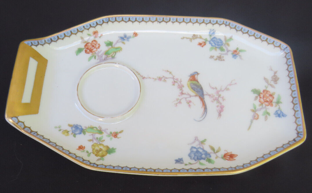 VERY RARE Limoges Theodore Haviland Paradise PORCELAIN TOAST SNACK