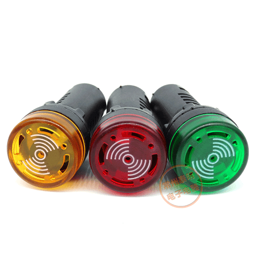 22mm LED Flash Warning Indicator Buzzer Alarm Signal Light Lamp 12V 24 110 220V - Picture 7 of 7