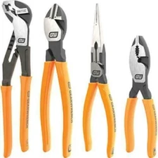 Gearwrench 4 Piece Pliers Set Popular Pliers With Pitbull Double Dipped Handle