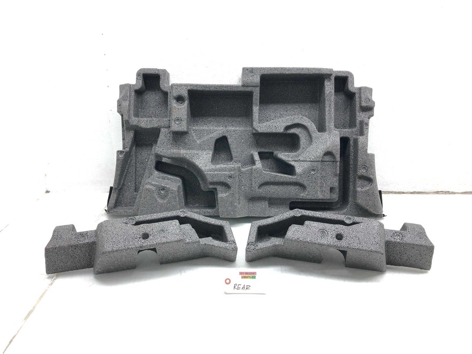 2017-2020 MASERATI LEVANTE REAR TRUNK CARGO FLOOR INSULATION FOAM PAD OEM