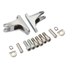 Chrome Passenger Foot Peg Mini Mount Fit For Harley Touring Road Glide 1993-2024