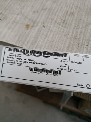 Fanale Posteriore Sx Sinistro OPEL ZAFIRA B 24451841 2005 In Poi - Imagen 2 de 5