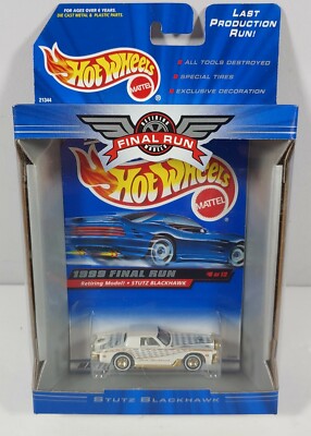 Hot Wheels 1999 Final Run Retiring Model #6 Of 12 Stutz Blackhawk