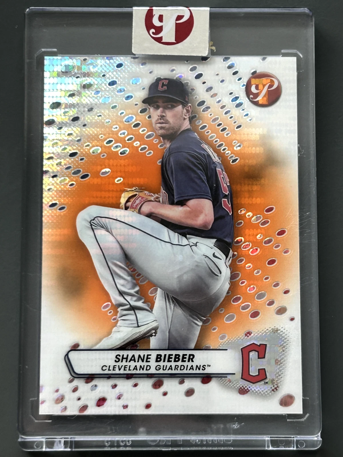 Shane Bieber trading card