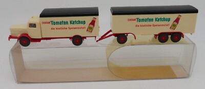 WIKING HO 1/87 TRUCK TRUCK TRUCK BÜSSING 8000 TRAILER TRAILER TOMATOES KETCHUP 88627