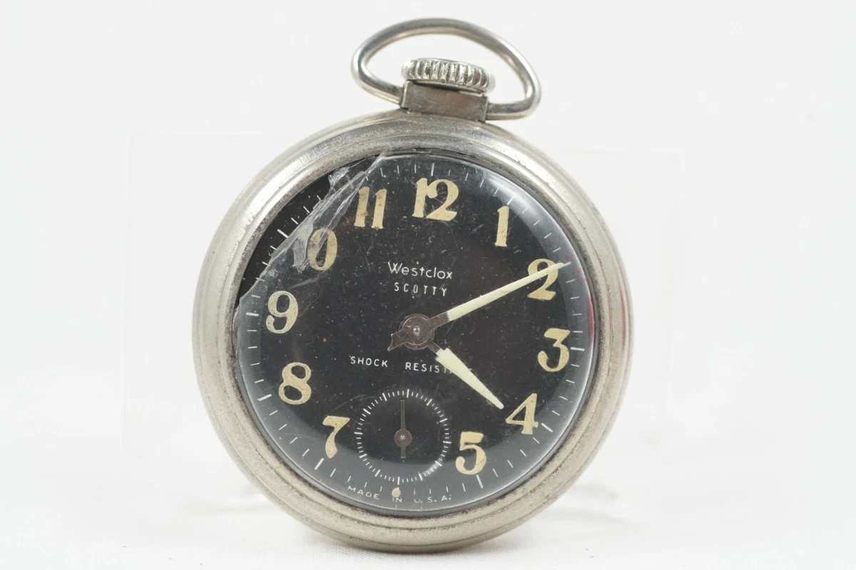 Westclox scotty pocket watch cheap
