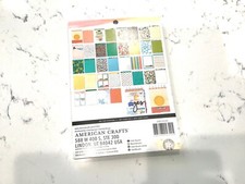 Amerian Crafts Double-Sided Paper Pad 6"X8" 36/Pkg-Art For Everyone 1 page miss