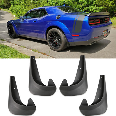 For Dodge Challenger R/T SRT SXT 4PCS Set Mud Flap Splash Guards
