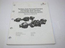 Meritor RT-RP-180 380 Tandem Axle Forward Carrier Maintenance Manual 5E Double