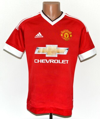 MANCHESTER UNITED 2015/2016 HOME FOOTBALL SHIRT JERSEY SIZE XL