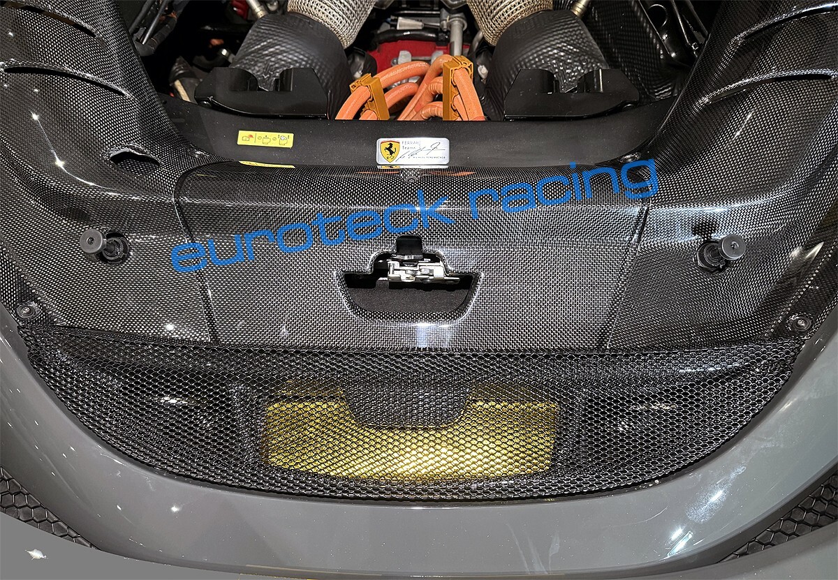 Ferrari 296 GTB / GTS Carbon Fiber Engine Bay Set Complete