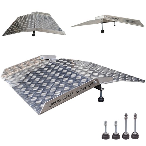 WORHAN® Rigid Threshold Ramp for Wheelchair Loading Platform Anodized ...