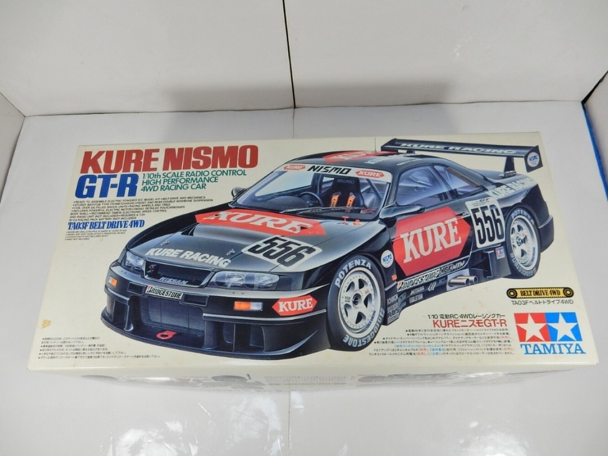 TAMIYA - KURE NISMO GT-Rプラモデル Tamiya 1/10 KURE Nismo GT-R Used plastic model unassembled