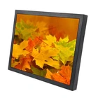 15in 1024x768 HD 4:3 400nit Industrial IPS LCD Monitor HD  VGA DVI Video Input