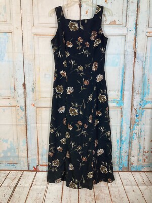 Vintage MATCH Womens Sleeveless Straight Maxi Dress Floral Size M Made in USA | eBay Vintage MATCH Womens Sleeveless Straight Maxi Dress Floral Size M Made in USA | eBay