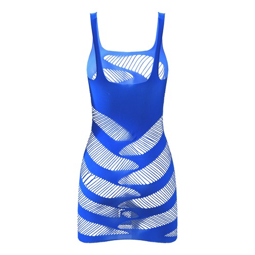 Women's Fishnet Mini Dress Mesh Sheer Lingerie Teddy Bodysuit Chemise Nightwear - Picture 131 of 184
