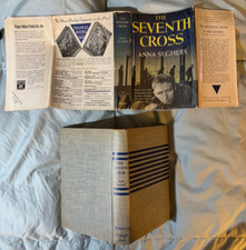 The Seventh Cross by Seghers movie tie-in DJ VG 1945 Spencer Tracy