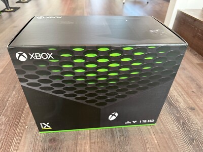 Microsoft Xbox Series X 1TB Videospielkonsole - Schwarz - BRANDNEU VERSIEGELT