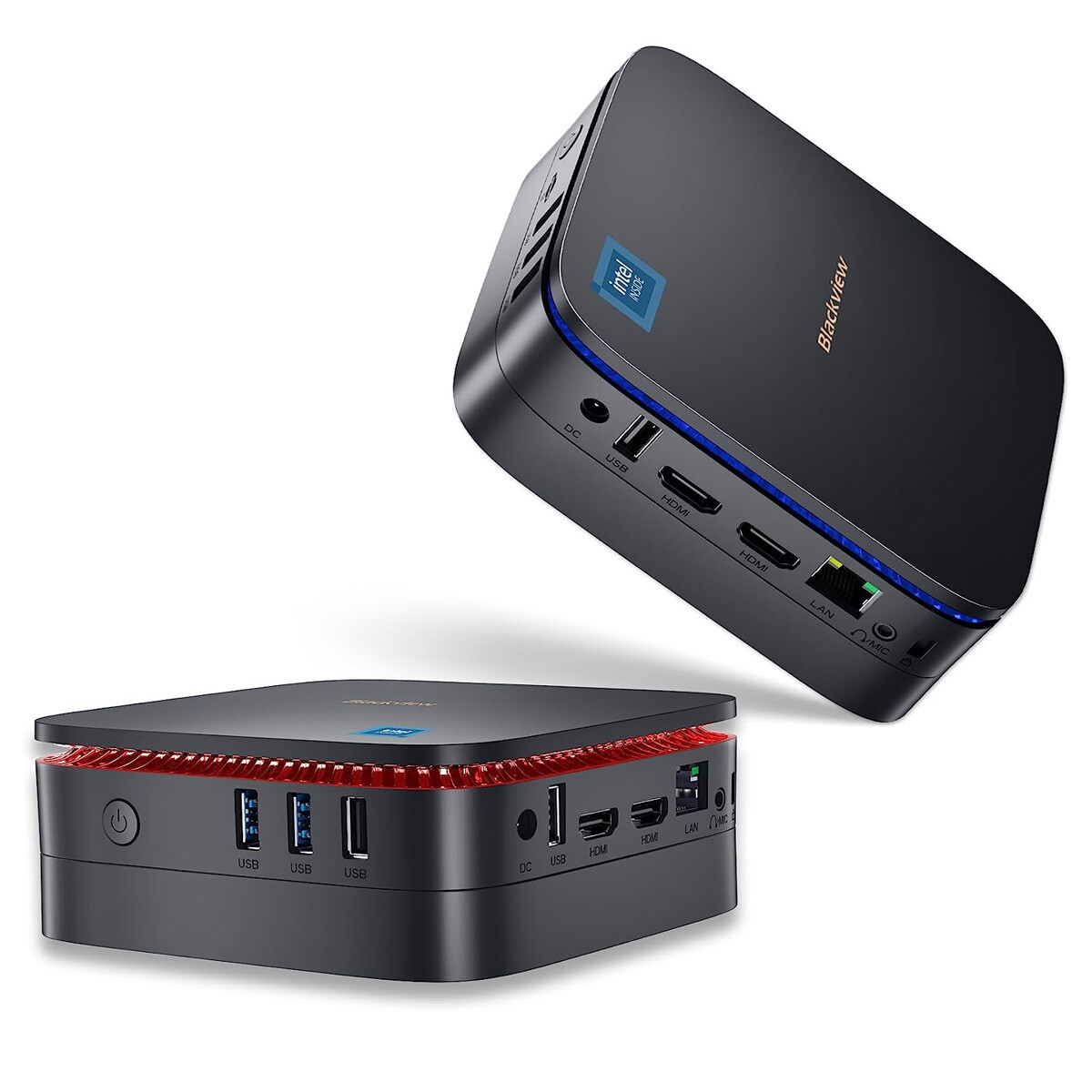 Blackview MP60 Mini PC Windows 11 Pro 16GB+512GB Fino a 2TB SSD Computer 4K