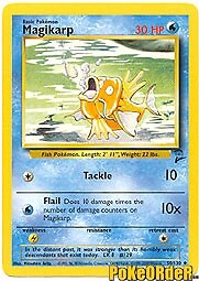 Pokemon BASE SET 2 Card  50/130 Magikarp