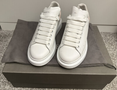 Alexander mcqueen womens oversized trainer white/pink size