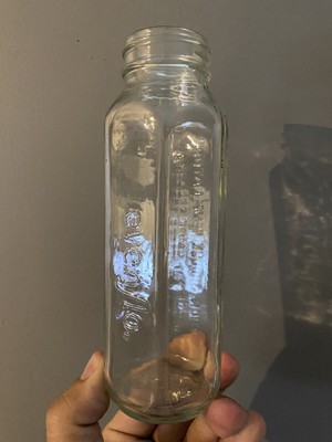 old glass baby bottles