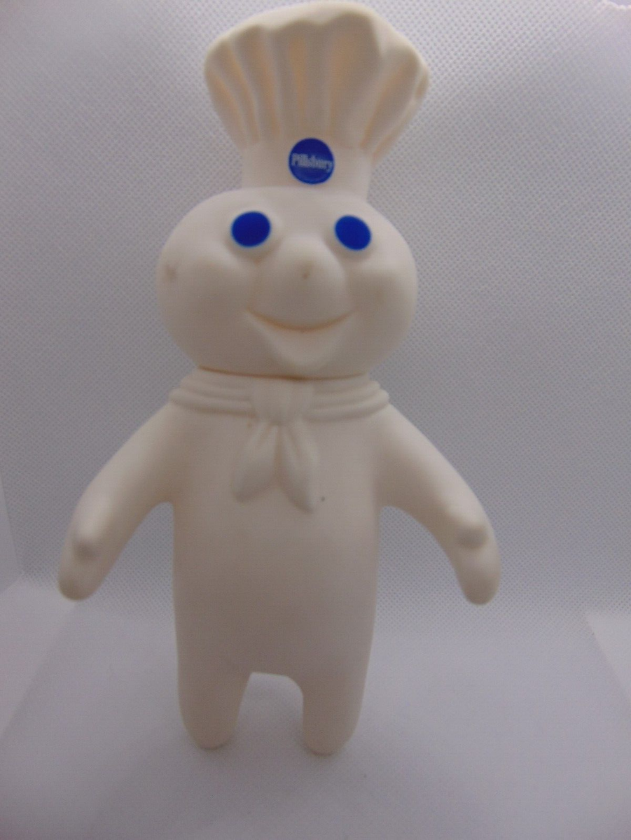 Vintage Pillsbury Dough Boy Rubber Figure 7¼