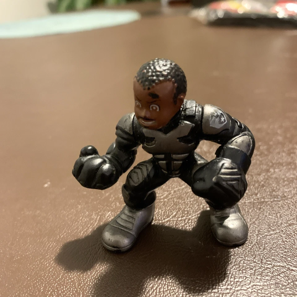 Lote de 2 figuras de acción Hasbro GI Joe Combat Heroes Heavy Duty 2008 2,5" C-082B Foto 2 de 4