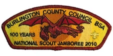 Burlington County NJ 100 Years National Scout Jamboree 2010 JSP RMY Bdr (SA871)