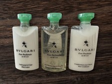 BVLGARI For Your Travel : Shampoo, Conditioner,Body Lotion, Made In France