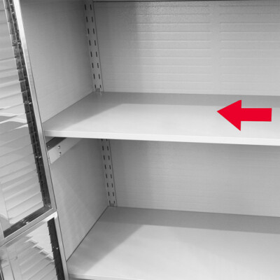 Seville Classics Set of 2 Shelves 36''x16'' for UltraHD Storage Cabinet, UHD16236B