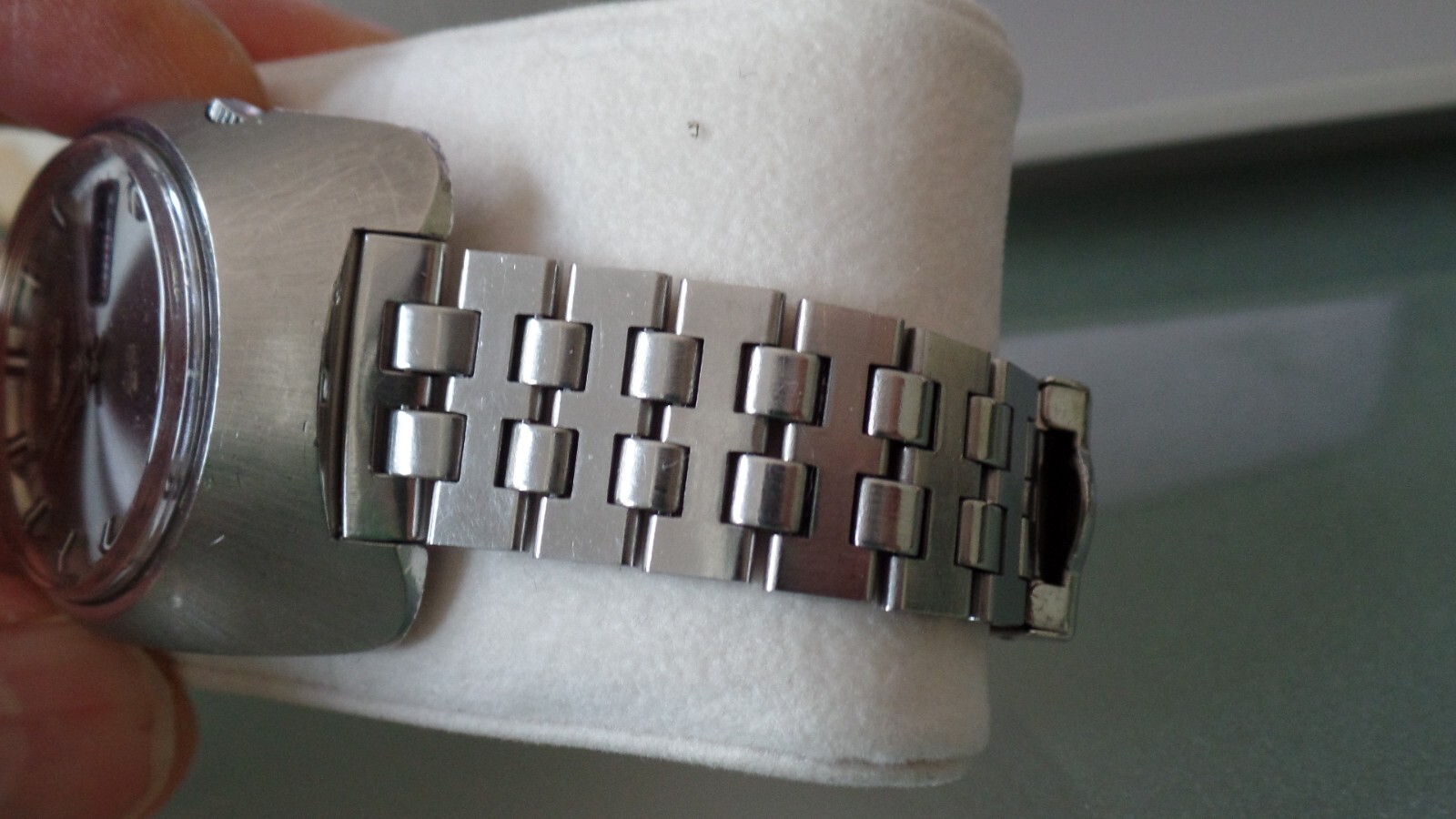 Seiko 5 Actus 23 Jewels Rare Concave Case/Bracelet 61… - Gem