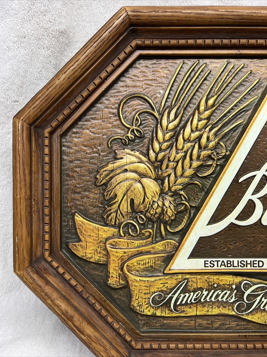 BLATZ LIGHT BEER HANGING PLASTIC SIGN 16x22 1/3” | eBay