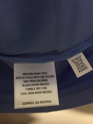 Alfani Herren Large Split Crew T-Shirt Yachtblau Stretch Weich Kurzarm Neu mit Etikett - Bild 8 von 8