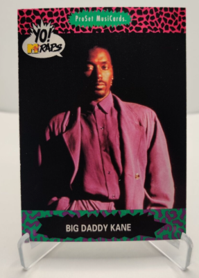 1991 Pro Set Yo! MTV Raps #6 BIG DADDY KANE music trading