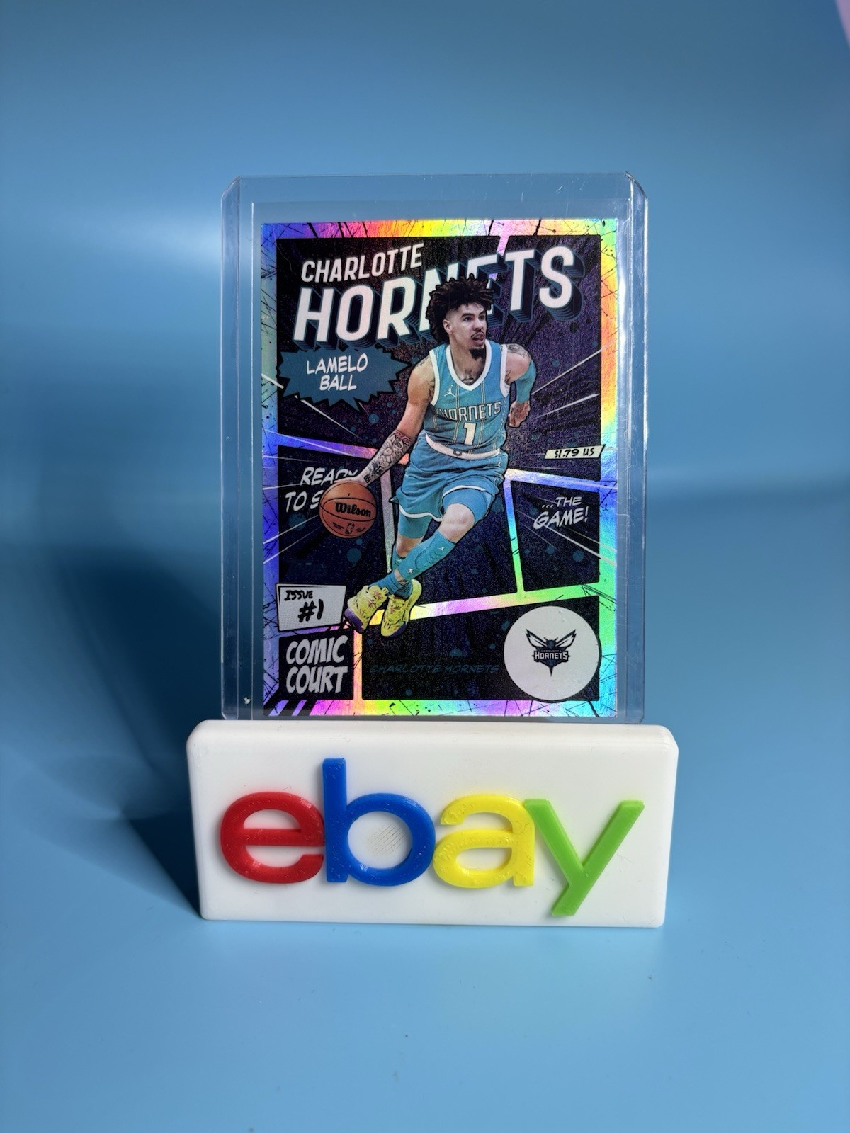 2025-26 Topps NBA Lamelo Ball Comic Court CC-10 SSP CASE HIT Charlotte Hornets 