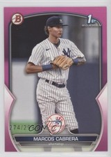 2023 Bowman Prospects Fuchsia 274/299 Marcos Cabrera #BP-46 0k51