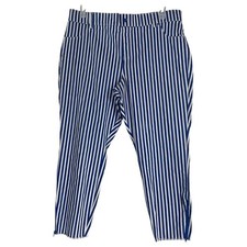 HUE Women s Striped Capri Pants 2X Stretch Wa...