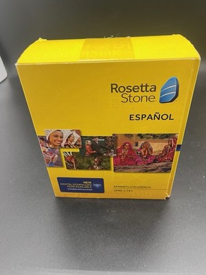 NEW Rosetta Stone Espanol Latin America Level 1-3 Version 4 Spanish
