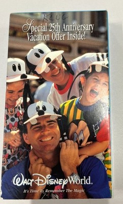 Walt Disney World 25th Anniversary VHS 1996 Travel Promo Remember